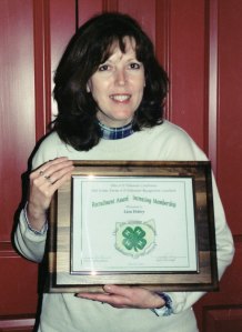 lisa with 4h plaque